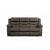 Discus Fabric Double Reclining Sofa