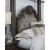 Ashley SM Maylee Polyester Fabric Upholstered Canopy King Size Bed
