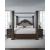 Ashley SM Maylee Polyester Fabric Upholstered Canopy Bedroom Set