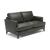 Nostalgia Fabric/Leather Loveseat