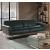 Talento Fabric/Leather Living Room Set w/ Wood Panels