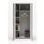 Color Wardrobe w/File Storage & 2 Doors