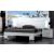 B 20 Queen Size Bed w/Tilted Headboard, Lamps & 2 Drawers