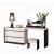 B 23 3-Drawer Dresser & Mirror
