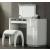 B 60 Dresser w/Open Mirror & 1 Drawer + 1 Door