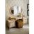 Melodia Fabric Vanity Pouf