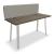 Ogi A Office Single Straight Desk, W55.1