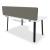 Ogi A Office Single Radial Desk Left, W62.9