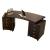 Bali Wood 4-Drawer Pedestal