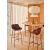 Unit Office Veneer Round High Table, W55.1