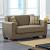 Barato Fabric Convertible Loveseat