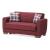 Barato Fabric Convertible Loveseat