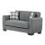 Barato Fabric Convertible Loveseat