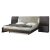 Barcelona LED Wood Storage Platform Bed, King Size
