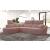 Barcelona Microfiber Fabric L-Shaped Sectional Sofa w/Left Bumper Chaise