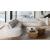 Barcelona Microfiber Fabric L-Shaped Customizable Sectional Sofa
