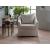 Barlow Fabric Accent Swivel Armchair w/Ottoman