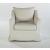 Barlow Fabric Accent Swivel Armchair w/Ottoman
