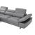 Barts Leatherette L-Shape Sectional w/Motion Headrests, Left Arm Chaise Facing