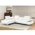 Barts Leatherette L-Shape Sectional w/Motion Headrests, Left Arm Chaise Facing