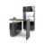 Basel 3-Door Lacquer Rotating Top Bar Counter