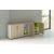 Basic Office Storage System w/2 Cabinets & 1 Bookcase