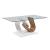 Batam Glass/Wood Coffee Table Set