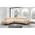 Baxter L-Shaped Leather Modular Sectional with Chaise & Motion Headrest