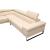 Baxter L-Shaped Leather Modular Sectional with Chaise & Motion Headrest