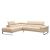 Baxter L-Shaped Leather Modular Sectional with Chaise & Motion Headrest