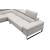 Baxter L-Shaped Leather Sectional with Left Chaise & Motion Headrest