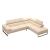 Baxter L-Shaped Leather Modular Sectional with Chaise & Motion Headrest