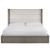 Morada Fabric/Wood Platform Bed, Queen Size