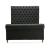 Empire Fabric Tufted Sleigh Full Size Bed