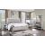 Sliverfluff PU/Wood Panel Bedroom Set w/LED Light