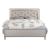 Sliverfluff PU/Wood Panel Bed w/LED Light