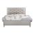Sliverfluff PU/Wood Storage Panel Bedroom Set w/LED Light