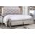 Sliverfluff PU/Wood Storage Panel Bed w/LED Light, Eastern King Size