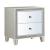 Sliverfluff PU/Wood Panel Bedroom Set w/LED Light