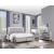 Sliverfluff PU/Wood Storage Panel Bedroom Set w/LED Light