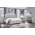 Sliverfluff PU/Wood Panel Bedroom Set w/LED Light