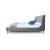 Heather Velvet Platform Full Size Bed