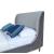 Heather Velvet Platform Full Size Bed