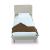 Heather Velvet Platform Bed