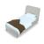 Heather Velvet Platform Bed