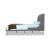 Heather Velvet Platform Twin Size Bed