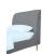 Heather Velvet Platform Twin Size Bed
