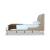 Heather Velvet Platform Twin Size Bed