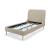 Heather Velvet Platform Twin Size Bed