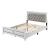 Casilda PU/Wood Panel Bed w/LED Light, Eastern King Size